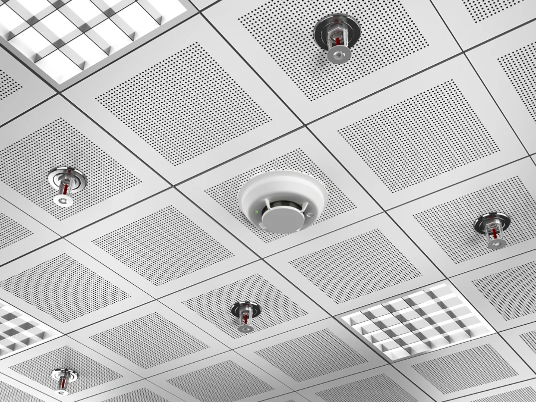 Fire sprinkler head close-up