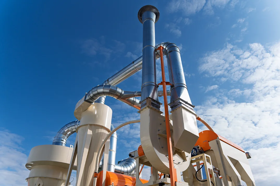 HansenTek dust collector suppression system on ductwork
